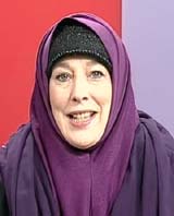 Yvonne Ridley presenting The Agenda on Islam Channel